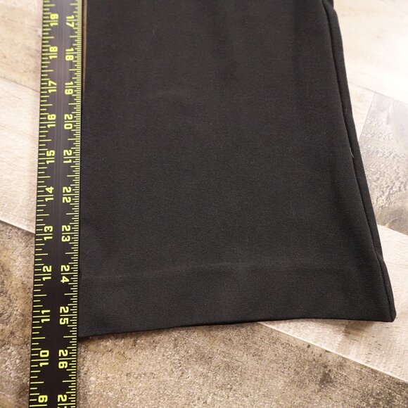 Express Cropped Flare Pants Women’s Size 6R Black High Rise Stretch 25.5” Inseam - Picture 5 of 13